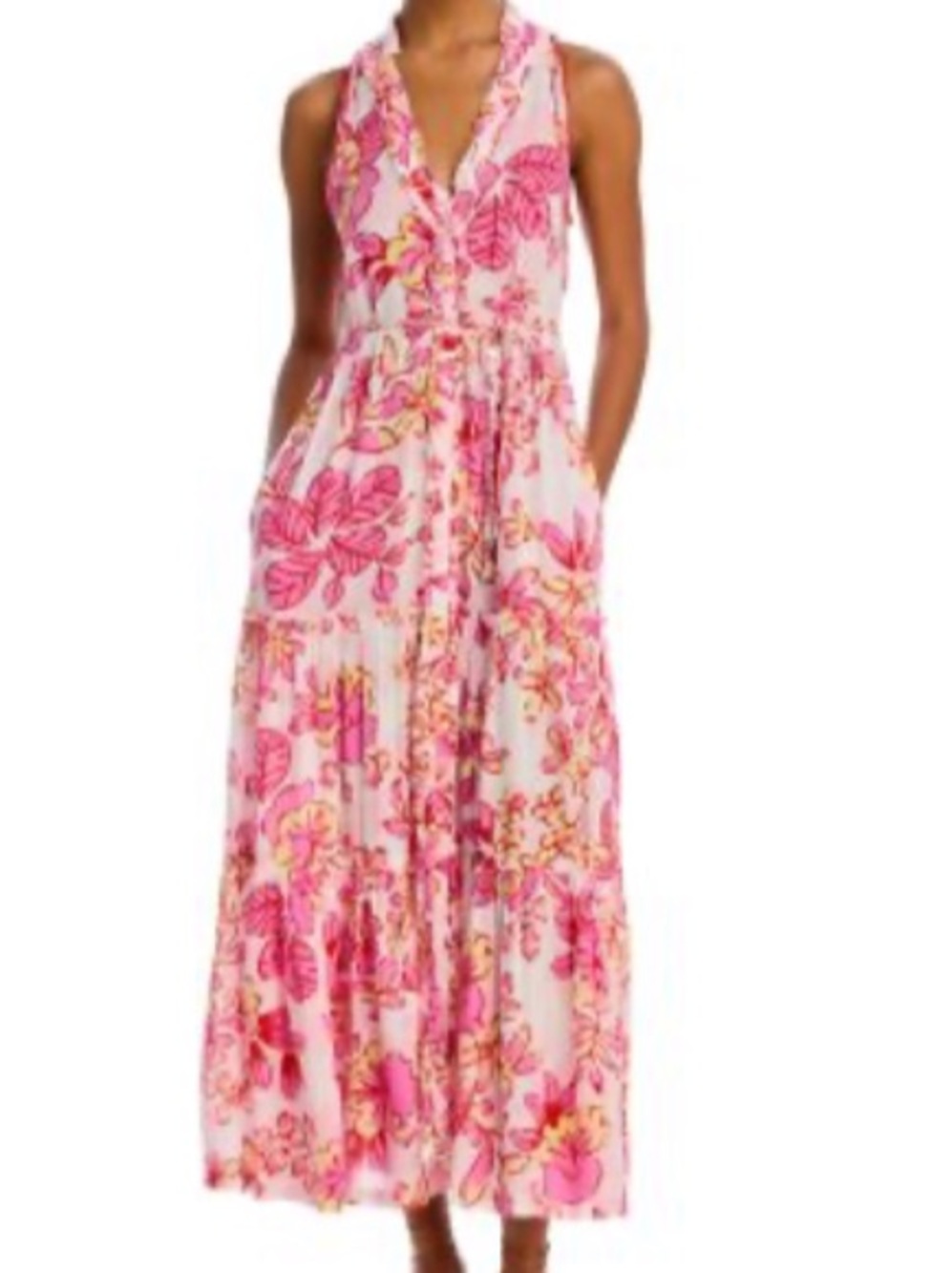 NWOT Poupette St. Barth Sasha Maxi Dress L